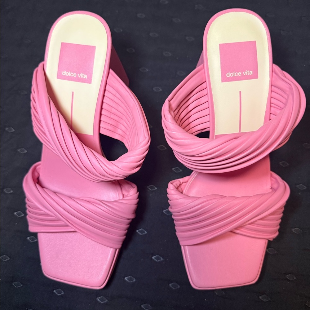 Dolce Vita Pink Heeled Sandals